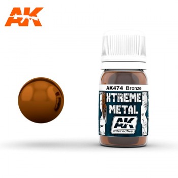 AK INTERACTIVE XTREME METAL BRONZE 30ML AK474